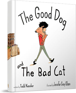 The good dog and the bad cat